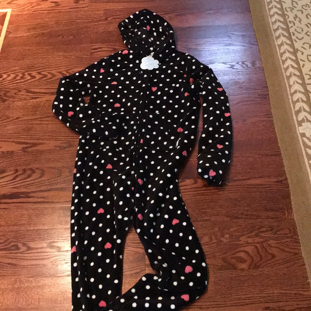 NWT Authentic Cozy Pajamagram Hoodie Footie M